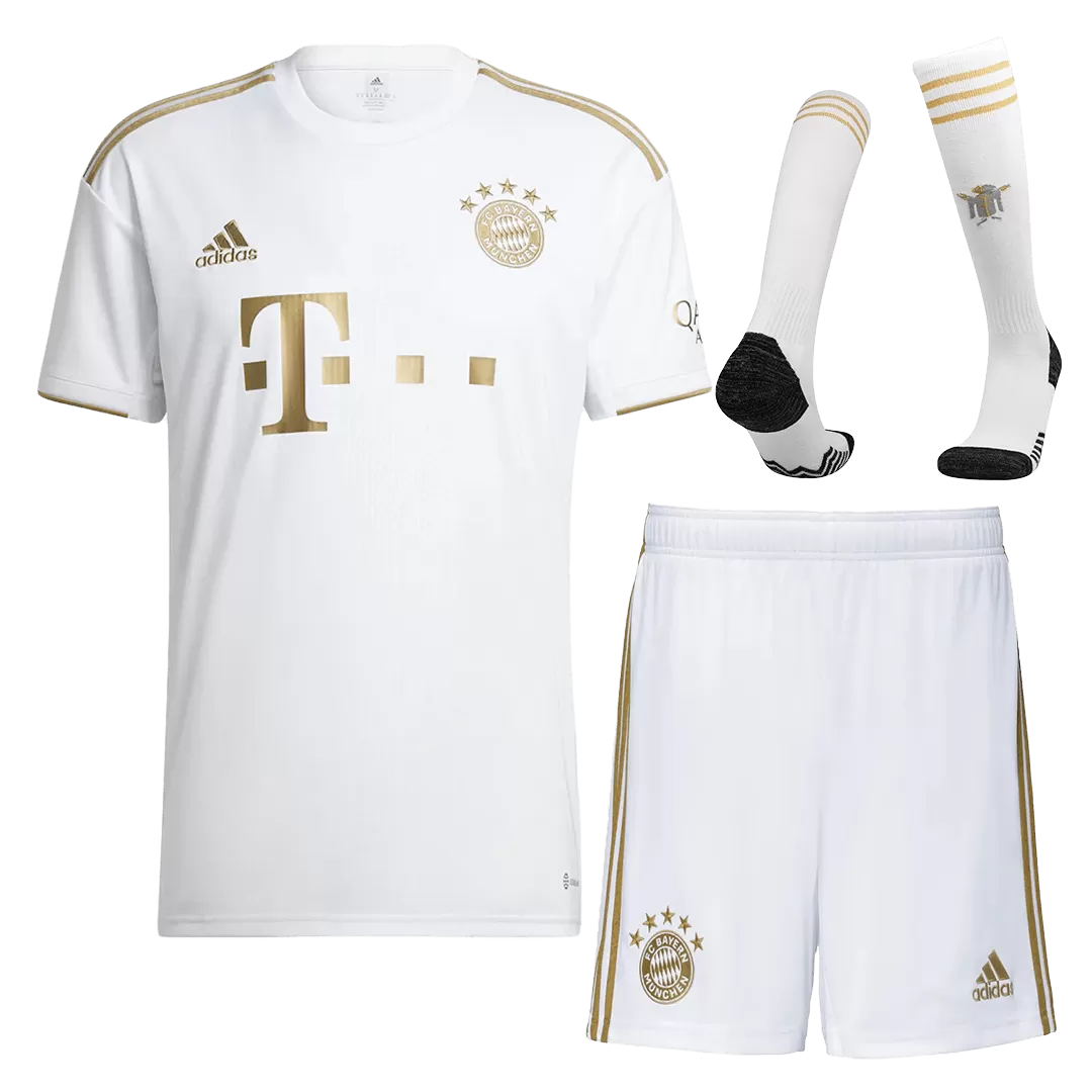 Conjunto Completo Bayern Munich Segunda Equipación Hombre (Camiseta + Pantalón Corto + Calcetines) Adidas | CamisetasFutbol.cn