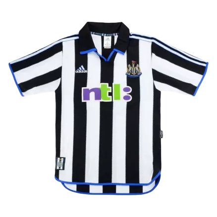 Camiseta Retro 2000/01 Newcastle United Primera Equipación Local Hombre - Versión Hincha - camisetasfutbol