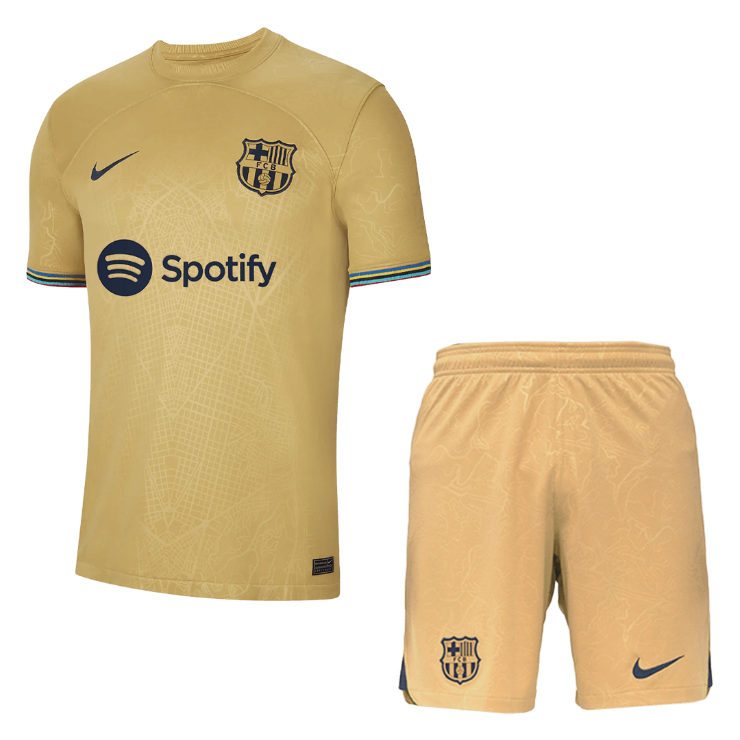 Uniformes de futbol Visitante Barcelona 2022/23 | CamisetasFutbol.cn