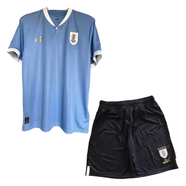 Conjunto Uruguay 2022 Primera Equipación Local Hombre (Camiseta + Pantalón Corto) Puma - camisetasfutbol