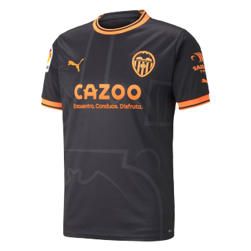 Camiseta de Fútbol Personalizada 2ª Valencia 2022/23