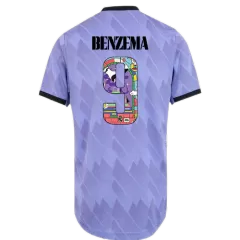 Camiseta Futbol Visitante de Hombre Real Madrid 2022/23 con Número de -Version Jugador - camisetasfutbol