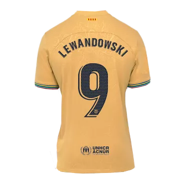 Camiseta de Fútbol LEWANDOWSKI #9 Personalizada 2ª Barcelona 2022/23
