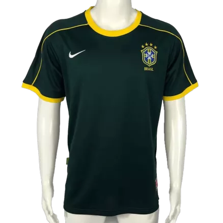 Camiseta Brazil 1998 Portero Hombre - Versión Hincha - camisetasfutbol