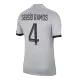 Camiseta Futbol Visitante de Hombre PSG 2022/23 con Número de SERGIO RAMOS #4 - camisetasfutbol