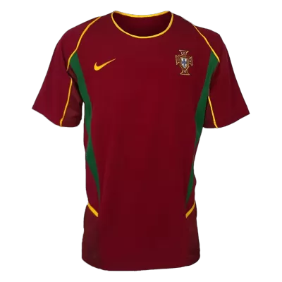 Camiseta Retro 2002 Portugal Primera Equipación Local Hombre - Versión Hincha - camisetasfutbol