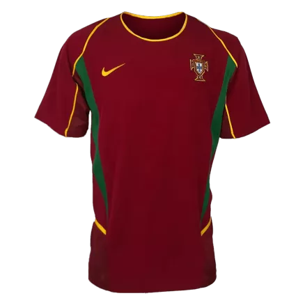 Camiseta Retro 2002 Portugal Primera Equipación Local Hombre - Versión Hincha - camisetasfutbol