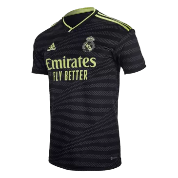 Camiseta de Futbol Tercera Equipación Real Madrid 2022/23 para Hombre - Version Replica Personalizada - camisetasfutbol