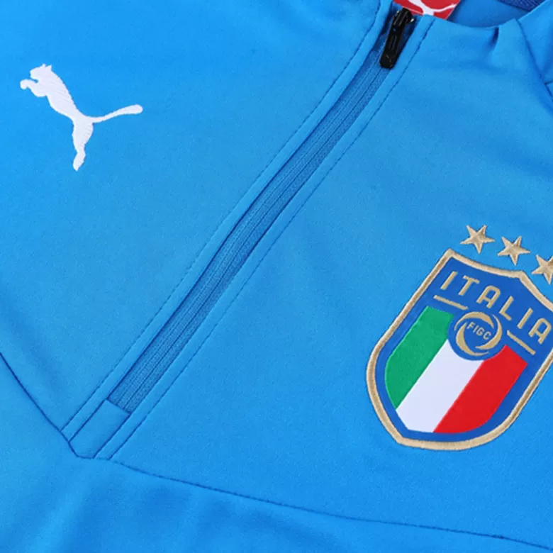 Conjunto Entrenamiento Italia 2022 Hombre (Chándal de Media Cremallera + Pantalón) - camisetasfutbol