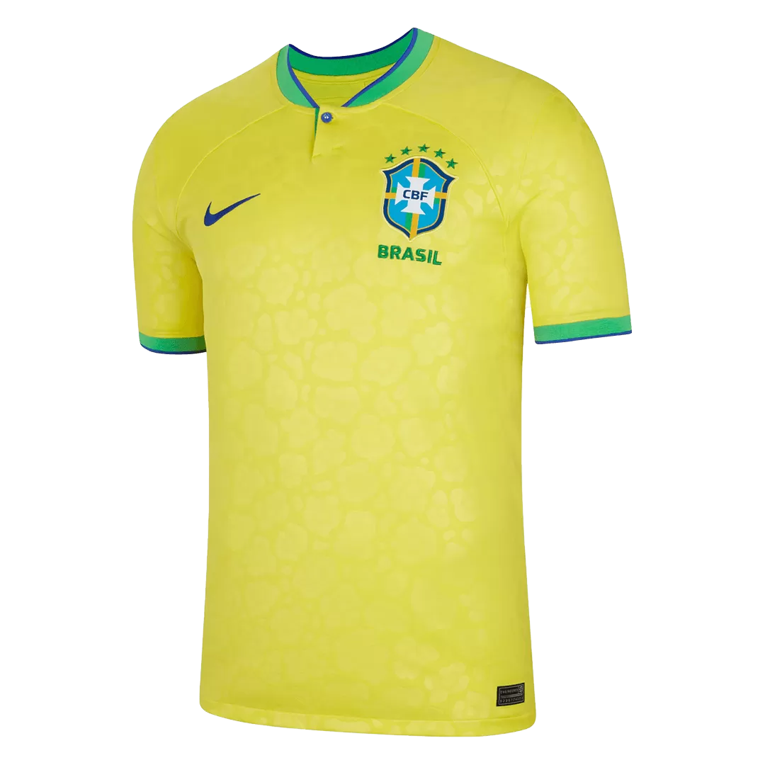Camisetas Regalo de Futbol Local Brazil 2022 Copa del Mundo para Hombre - Version Replica Personalizada - camisetasfutbol