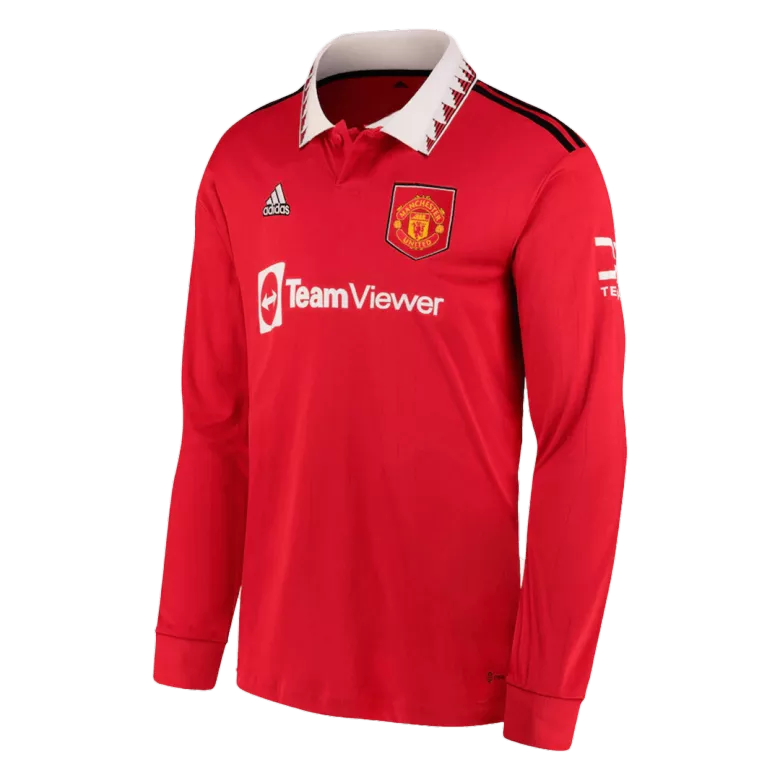 Camiseta de Futbol Manga Larga RASHFORD #10 Local Manchester United 2022/23 para Hombre - Versión Hincha Personalizada - camisetasfutbol