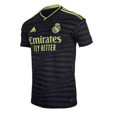 Camiseta de Futbol Tercera Equipación Real Madrid 2022/23 para Hombre - Versión Jugador Personalizada - camisetasfutbol