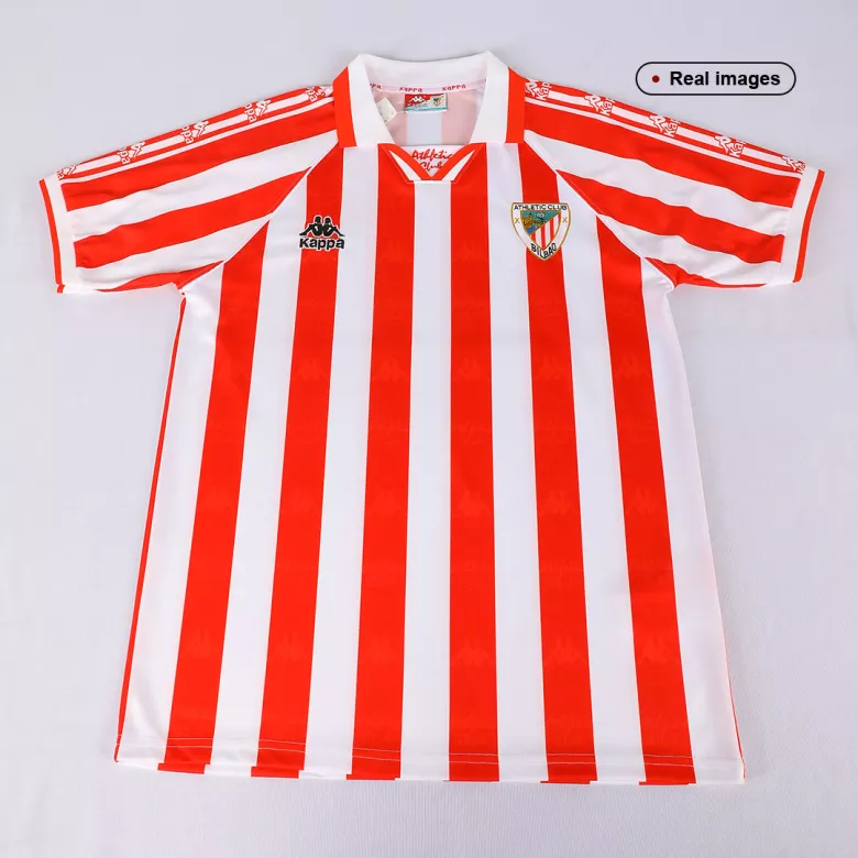 Camiseta Retro 95/97 Athletic Club de Bilbao Primera Equipación Local Hombre - Versión Hincha - camisetasfutbol