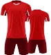 Conjunto de Fútbol Personalizado Rojo - camisetasfutbol