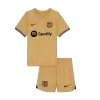 Miniconjunto Barcelona 2022/23 Segunda Equipación Visitante Niño (Camiseta + Pantalón Corto) - camisetasfutbol