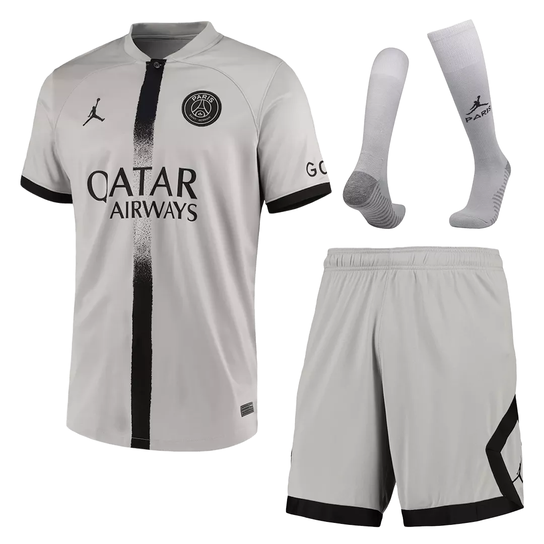 Uniformes de Futbol Completos Visitante 2022/23 PSG - Con Medias para Hombre - camisetasfutbol