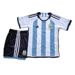 Miniconjunto de Fútbol Personalizada 1ª Argentina 2022 - camisetasfutbol