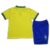 Miniconjunto Brazil 2022 Primera Equipación Local Niño (Camiseta + Pantalón Corto) - camisetasfutbol