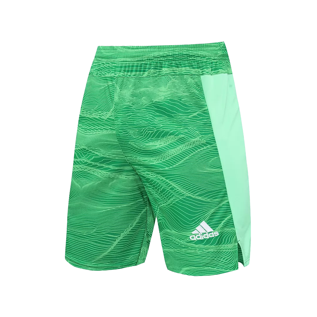 Conjunto Real Madrid 2021/22 Portero Manga Larga Hombre (Camiseta + Pantalón Corto) Adidas - camisetasfutbol