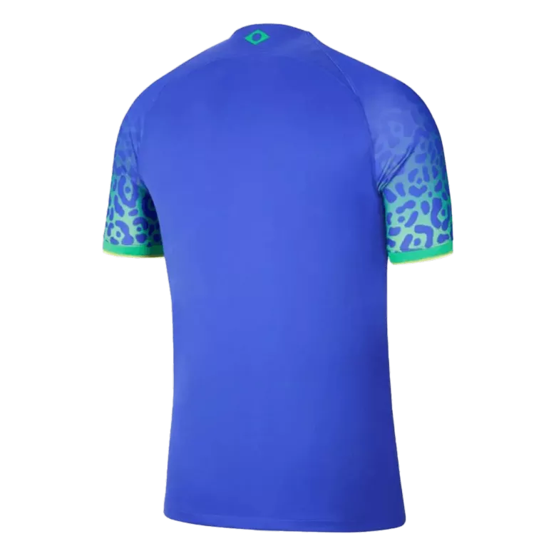 Conjunto Brazil 2022 Segunda Equipación Visitante Copa del Mundo Hombre (Camiseta + Pantalón Corto) - camisetasfutbol