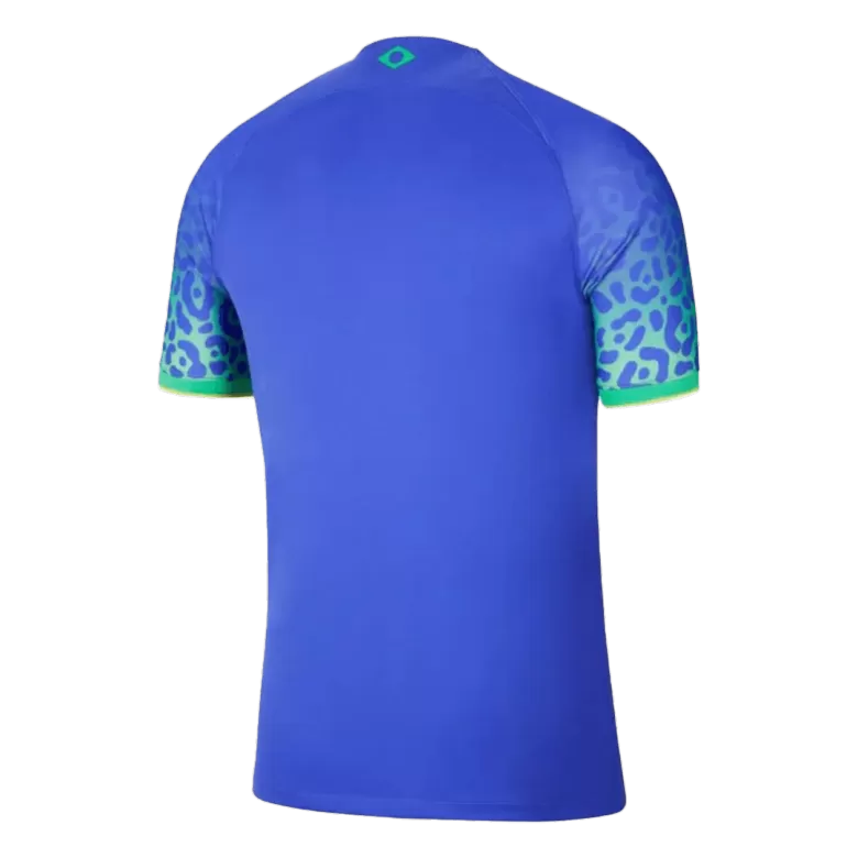 Conjunto Brazil 2022 Segunda Equipación Visitante Copa del Mundo Hombre (Camiseta + Pantalón Corto) - camisetasfutbol