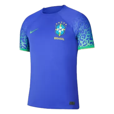 Camisetas Regalo de Futbol Visitante Brazil 2022 Copa del Mundo para Hombre - Version Replica Personalizada - camisetasfutbol