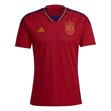 Camisetas Regalo de Futbol Local España 2022 Copa del Mundo para Hombre - Version Replica Personalizada - camisetasfutbol