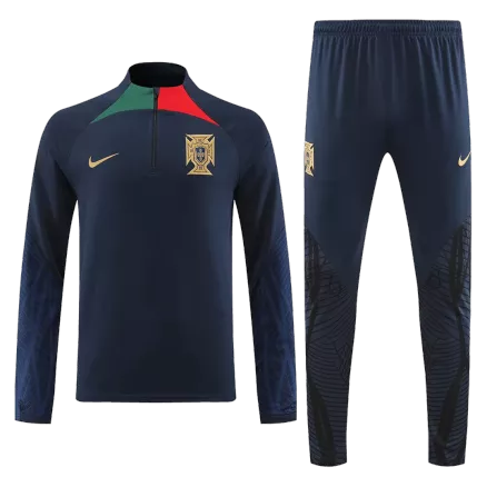 Conjunto Entrenamiento Portugal 2022 Hombre (Chándal de Media Cremallera + Pantalón) - camisetasfutbol