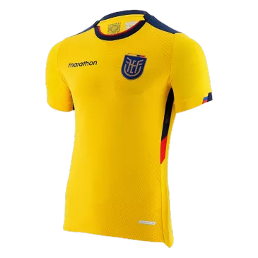Camiseta Ecuador 2022 Primera Equipación Copa del Mundo Local Hombre Macron - Versión Replica - camisetasfutbol