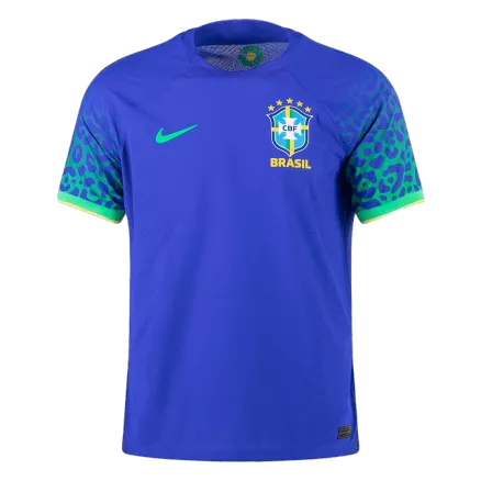 Camiseta de Futbol Visitante Brazil 2022 para Hombre - Versión Jugador Personalizada - camisetasfutbol