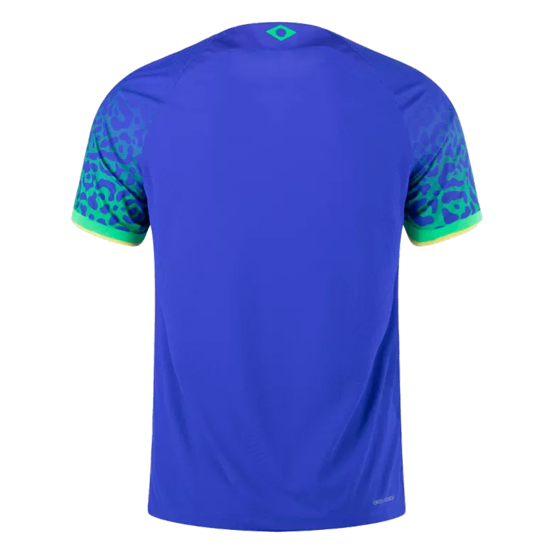 Camiseta de Futbol Visitante Brazil 2022 para Hombre - Versión Jugador Personalizada - camisetasfutbol