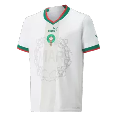 Camiseta de Futbol Visitante Marruecos 2022 Copa del Mundo para Hombre - Version Replica Personalizada - camisetasfutbol