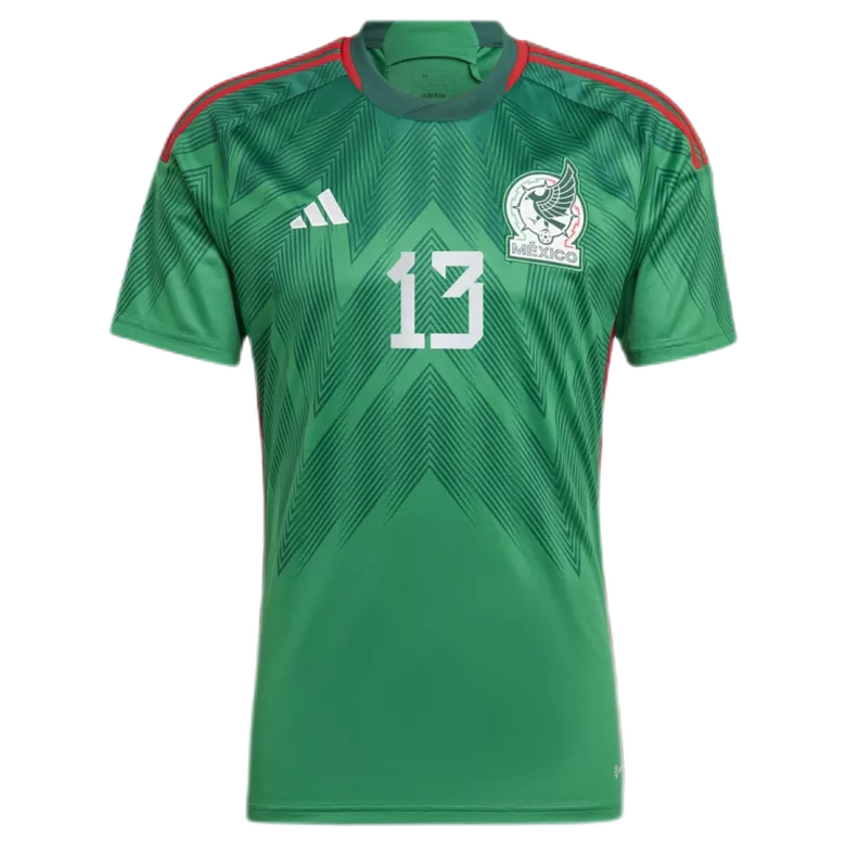 Camiseta Futbol Local Copa del Mundo de Hombre Mexico 2022 con Número de G.OCHOA #13 - camisetasfutbol