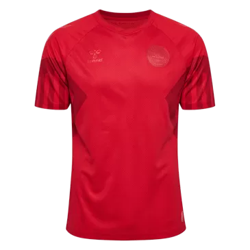 Camiseta Dinamarca 2022 Primera Equipación Copa del Mundo Local Hombre Hummel - Versión Replica - camisetasfutbol