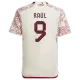 Camiseta Futbol Visitante Copa del Mundo de Hombre Mexico 2022 con Número de Raúl #9 - camisetasfutbol
