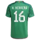Camiseta Futbol Local Copa del Mundo de Hombre Mexico 2022 con Número de H.HERRERA #16 - camisetasfutbol