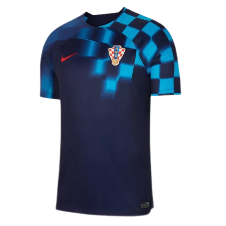 Conjunto Croacia 2022 Segunda Equipación Visitante Copa del Mundo Hombre (Camiseta + Pantalón Corto) - camisetasfutbol