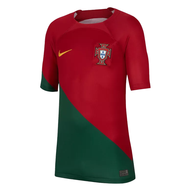 Miniconjunto Completo Portugal 2022/23 Primera Equipación Local Niño (Camiseta + Pantalón Corto + Calcetines) - camisetasfutbol