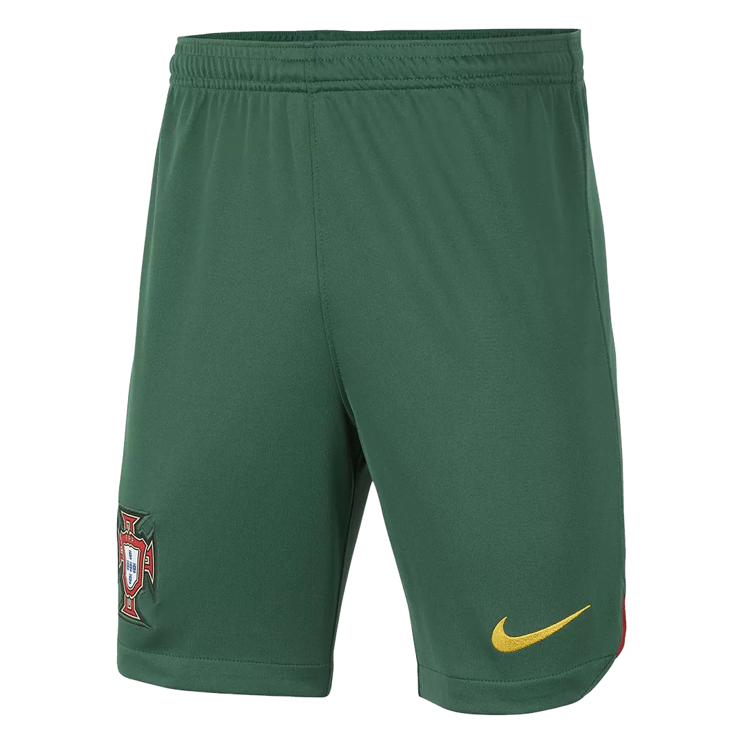 Miniconjunto Completo Portugal 2022/23 Primera Equipación Local Niño (Camiseta + Pantalón Corto + Calcetines) Nike - camisetasfutbol