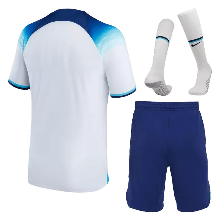 Miniconjunto Completo Inglaterra 2022 Primera Equipación Copa del Mundo Local Niño (Camiseta + Pantalón Corto + Calcetines) - camisetasfutbol