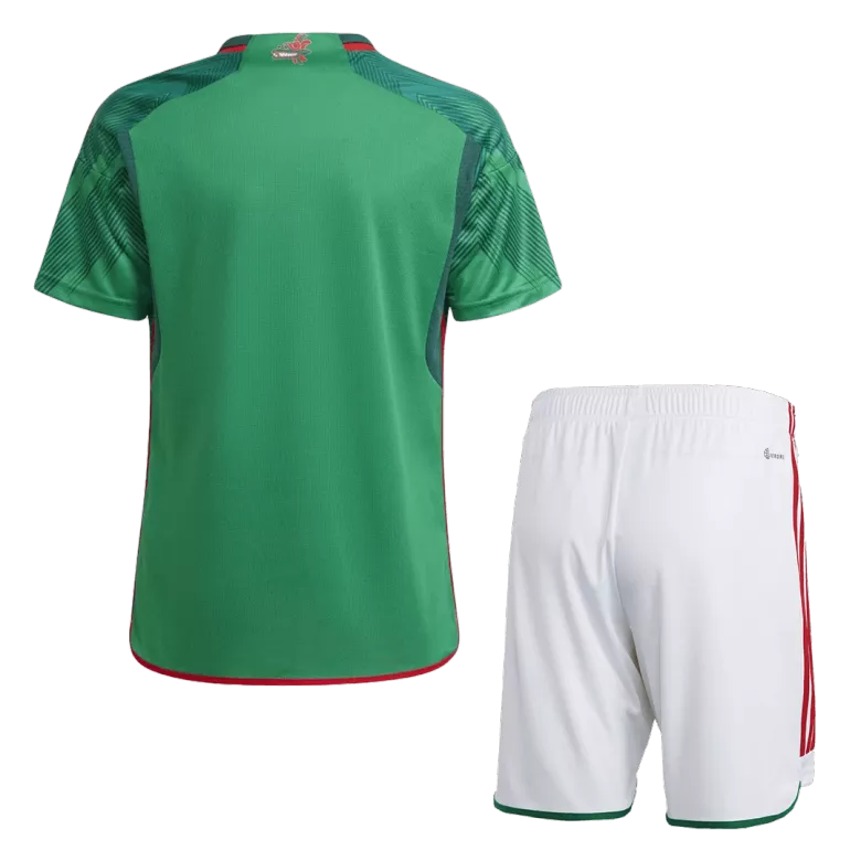 Conjunto Mexico 2022 Primera Equipación Local Hombre (Camiseta + Pantalón Corto) - camisetasfutbol