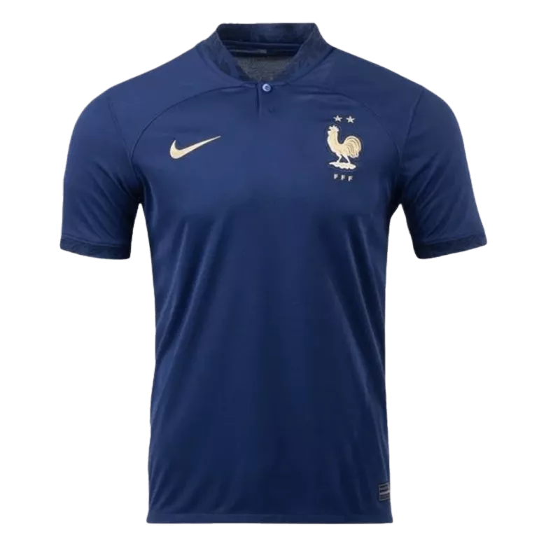Conjunto Completo Francia 2022 Primera Equipación Copa del Mundo Local Hombre (Camiseta + Pantalón Corto + Calcetines) - camisetasfutbol