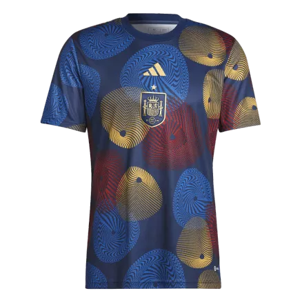 Camiseta España 2022 Pre-Partido Hombre - Versión Hincha - camisetasfutbol