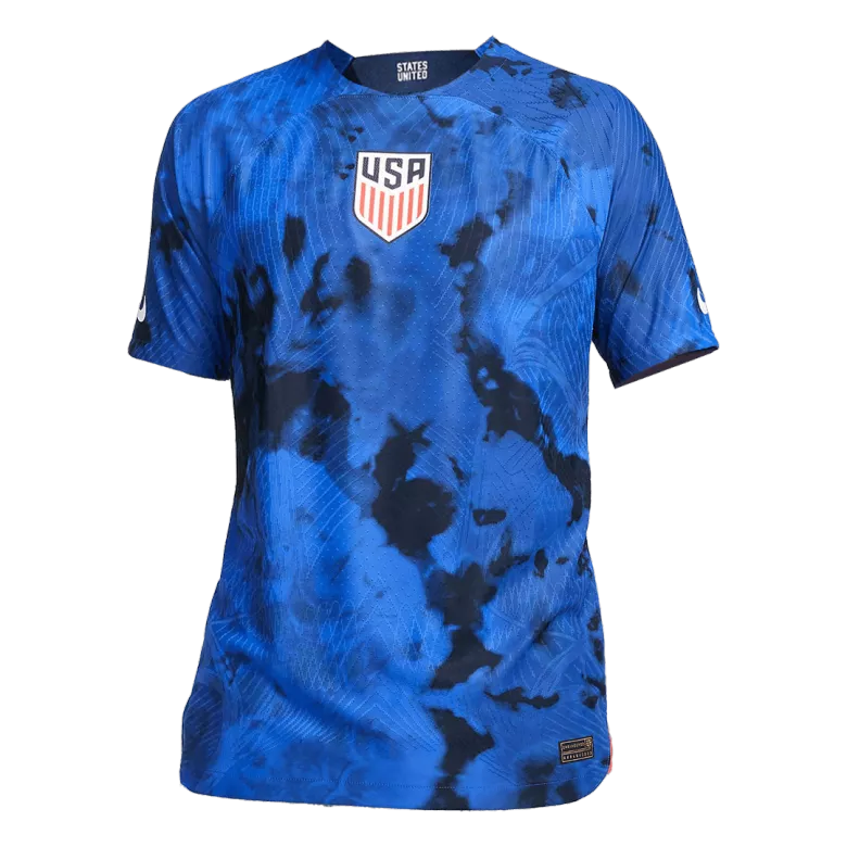 Camiseta de Futbol Visitante USA 2022 Copa del Mundo para Hombre - Versión Jugador Personalizada - camisetasfutbol
