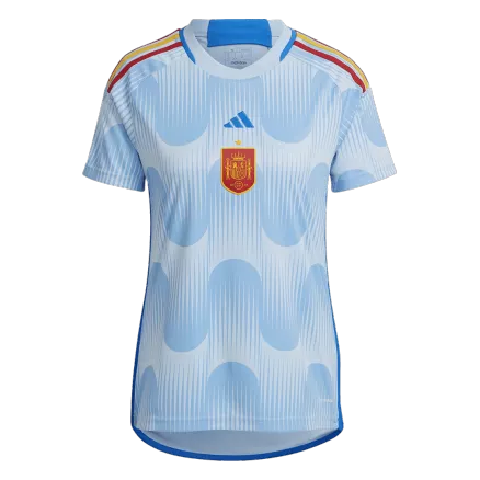 Camiseta España 2022 Segunda Equipación Visitante Copa del Mundo Mujer - Versión Hincha - camisetasfutbol
