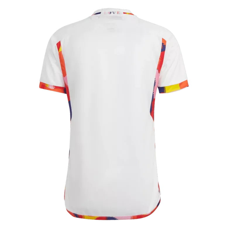 Conjunto Completo Bélgica 2022 Segunda Equipación Visitante Copa del Mundo Hombre (Camiseta + Pantalón Corto + Calcetines) - camisetasfutbol
