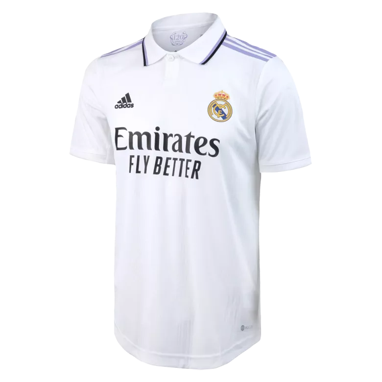 Camiseta Auténtica BENZEMA #9 Real Madrid 2022 Primera Equipación Local Hombre - Versión Jugador - camisetasfutbol