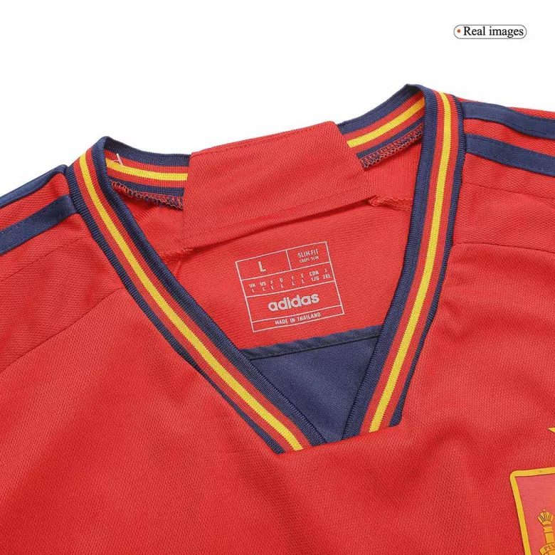 Camiseta Futbol Local Copa del Mundo de Hombre España 2022 con Número de JORDI ALBA #18 - camisetasfutbol