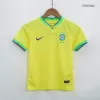 Miniconjunto Brazil 2022 Primera Equipación Local Niño (Camiseta + Pantalón Corto) - camisetasfutbol