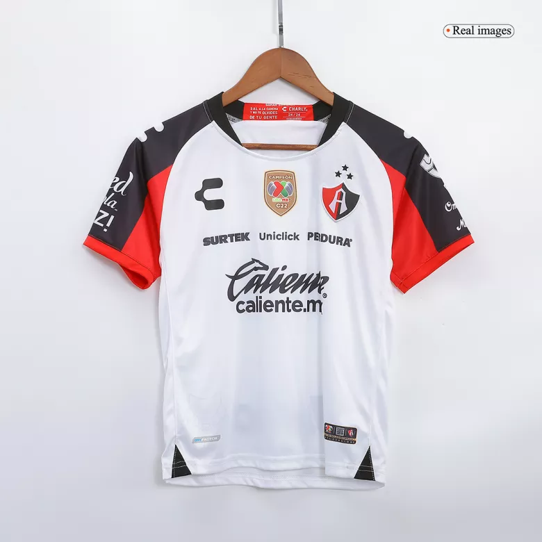 Miniconjunto Atlas de Guadalajara 2022/23 Segunda Equipación Visitante Niño (Camiseta + Pantalón Corto) Charly - camisetasfutbol